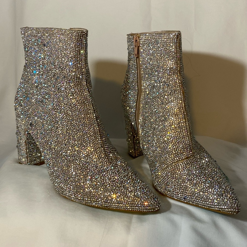 ✨Betsy Johnson Rhinestone Dress Boots - Sparkle & Shine!
